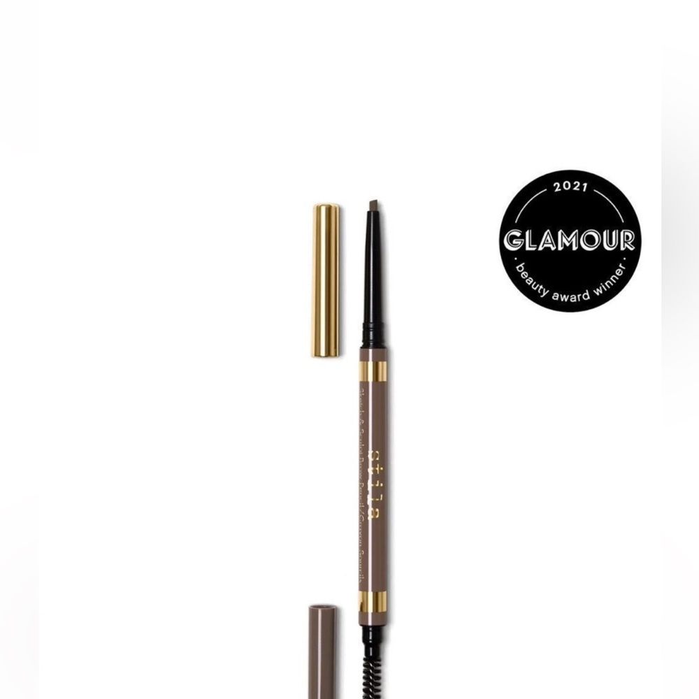 Stila SKETCH & SCULPT BROW PENCIL Dual-Ended Brow Pencil in Light/used1X/no box